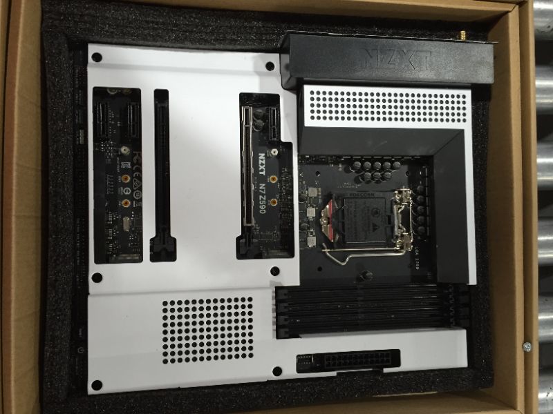 Photo 6 of 
NZXT N7 Z590 - N7-Z59XT-W1 - Intel Z590 chipset (Supports 11th Gen CPUs) - ATX Gaming Motherboard