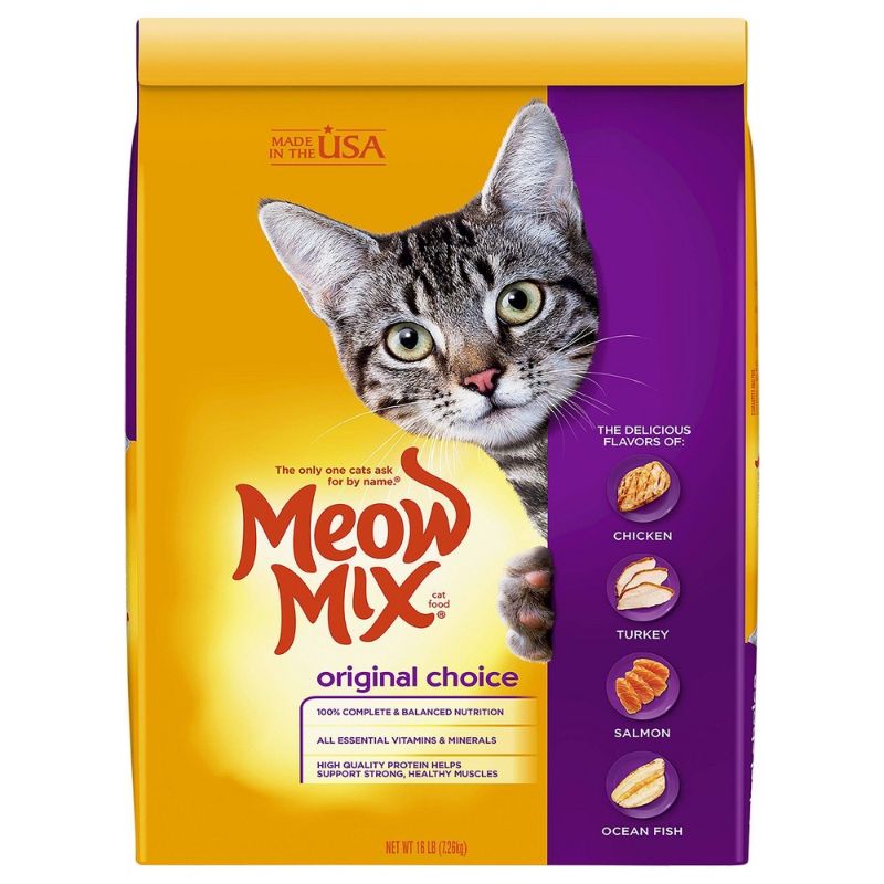 Photo 1 of [EXP 4-17-22] Meow Mix Original Choice Dry Cat Food, 16 Pounds