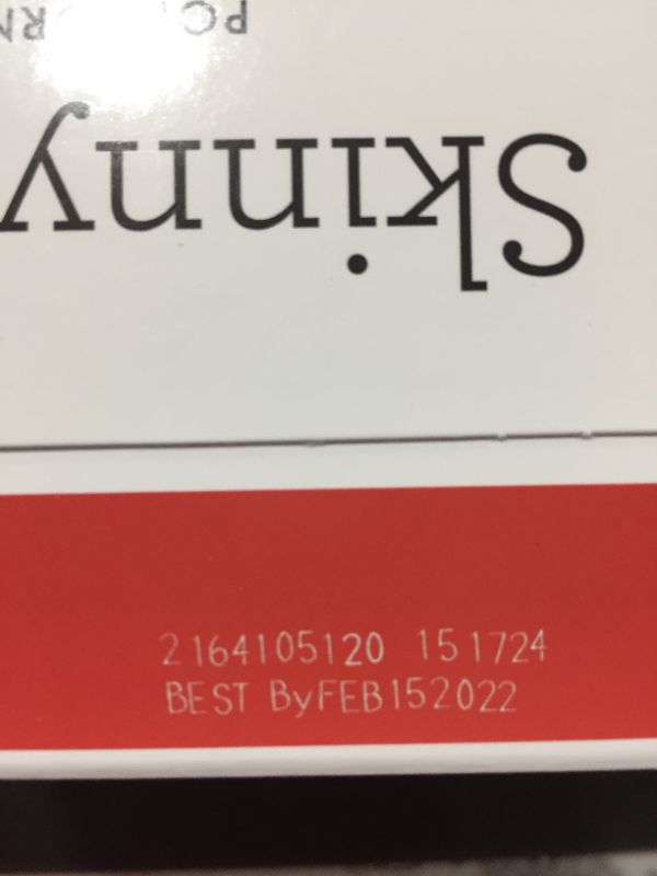 Photo 1 of [2 Pack] Skinnygirl Butter & Sea Salt Microwave Popcorn, 42.5 g, 10 count [EXP 2-15-22]