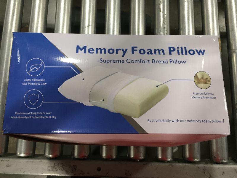 Photo 2 of [Size King] Memory Foam Pillow -Bamboo & Polyester Blend (35x16x5Inches)