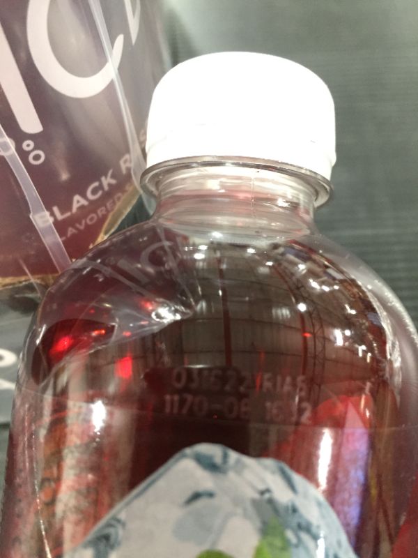 Photo 3 of [Pack of 12] Sparkling Ice Black Raspberry Sparkling Water 17 Oz. Bottle [EXP 3-16-22]
