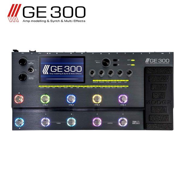 Photo 1 of MOOER GE300 Amp Modeling Guitar Multi-Effects Pedal Processor 30 mins Looper Speaker WAY02
