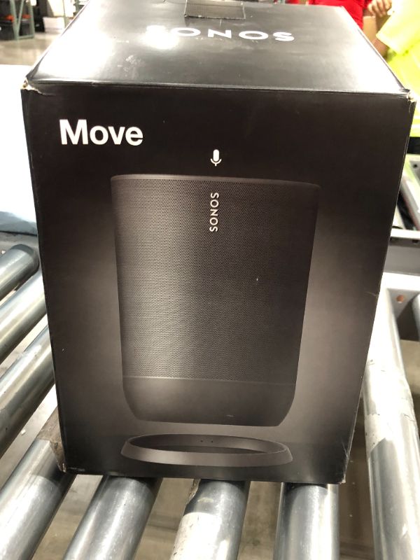 Photo 2 of Sonos Move - Wireless Smart Speaker w/ Amazon Alexa and Google Assistant Built In - Black - 