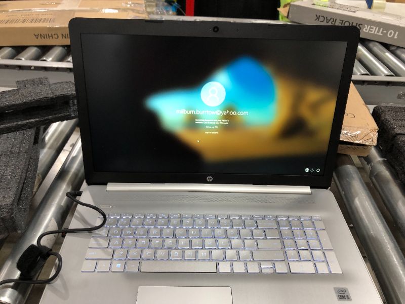 Photo 2 of HP Pavilion 17-by2053cl 17.3" Laptop - Intel Core i5-10210U 1.60GHz -12GB SDRAM - 1TB HHD - 1920 x 1080 - Intel UHD Graphics - Windows 10 Home - Natural Silver - Factory Recertified