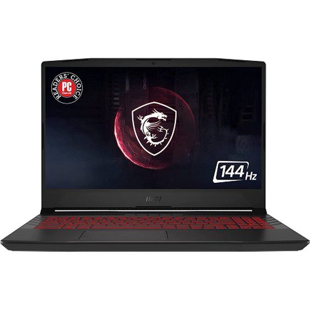 Photo 1 of MSI GL66 Gaming Laptop: 15.6" 144Hz FHD 1080p Display, Intel Core i7-11800H, NVIDIA GeForce RTX 3070, 16GB, 512GB SSD, Win10, Black (11UGK-001)