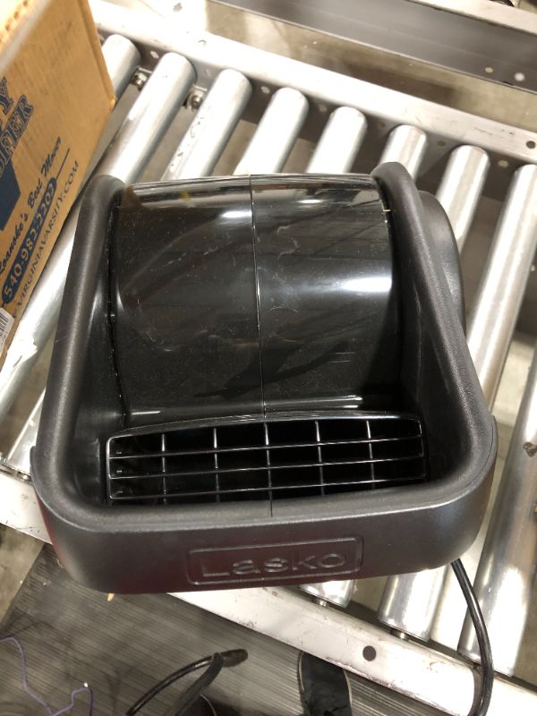 Photo 4 of Lasko U12104 High Velocity Pro Pivoting Utility Fan for Cooling, Ventilating, Exhausting and Drying at Home, Job Site and Work Shop, Black 12104 12.2 x 9.6 x 12.3 inches