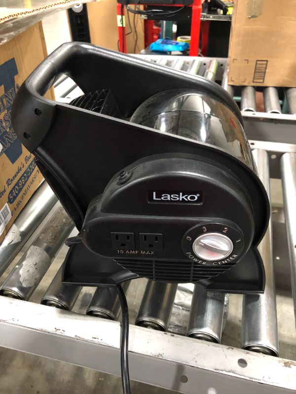 Photo 2 of Lasko U12104 High Velocity Pro Pivoting Utility Fan for Cooling, Ventilating, Exhausting and Drying at Home, Job Site and Work Shop, Black 12104 12.2 x 9.6 x 12.3 inches