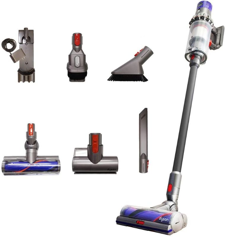 Photo 1 of Dyson Cyclone V10 Total Clean+ with Mini Motorized Tool and Mini Soft Dusting Brush, Cord-Free Stick Vacuum Cleaner, Lightweight, Cordless (Renewed)
