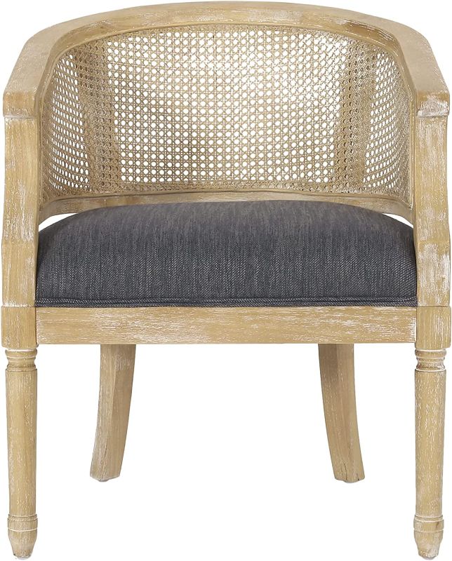 Photo 1 of  Christopher Knight Home Steinaker Accent Chair, Charcoal + Natural
