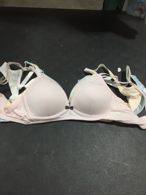 Photo 1 of 4 PACK BRAS 
SIZE 38A