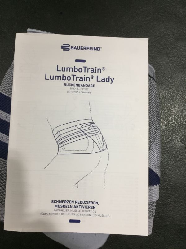 Photo 2 of Bauerfeind LumboTrain Lady Back Support - Lumbar Back Brace - Stabilization and Pain Relief for The Spine
