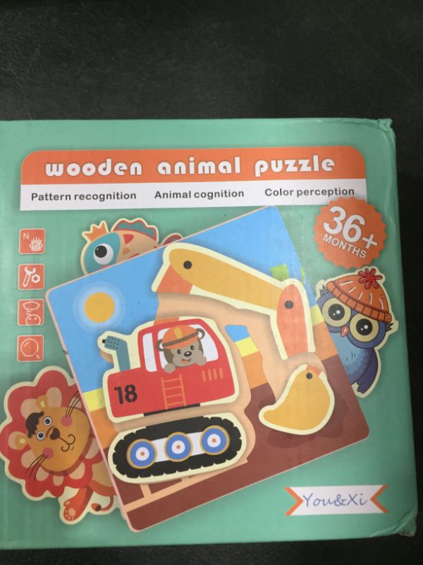 Photo 1 of WOODEN ANIMAL PUZZLE 