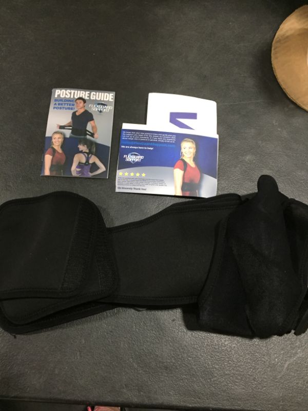 Photo 2 of FlexGuard Posture Corrector for Women and Men - Back Brace for Posture, Adjustable Back Support Straightener Shoulder Posture Support for Pain Relief, Body Correction, X-Large
