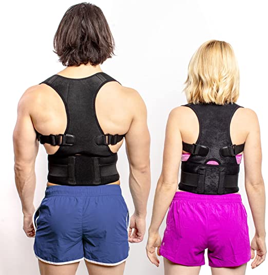 Photo 1 of FlexGuard Posture Corrector for Women and Men - Back Brace for Posture, Adjustable Back Support Straightener Shoulder Posture Support for Pain Relief, Body Correction, X-Large
