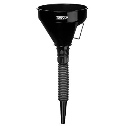 Photo 1 of Terbold Automotive Funnel with Flexible Tube, Black
