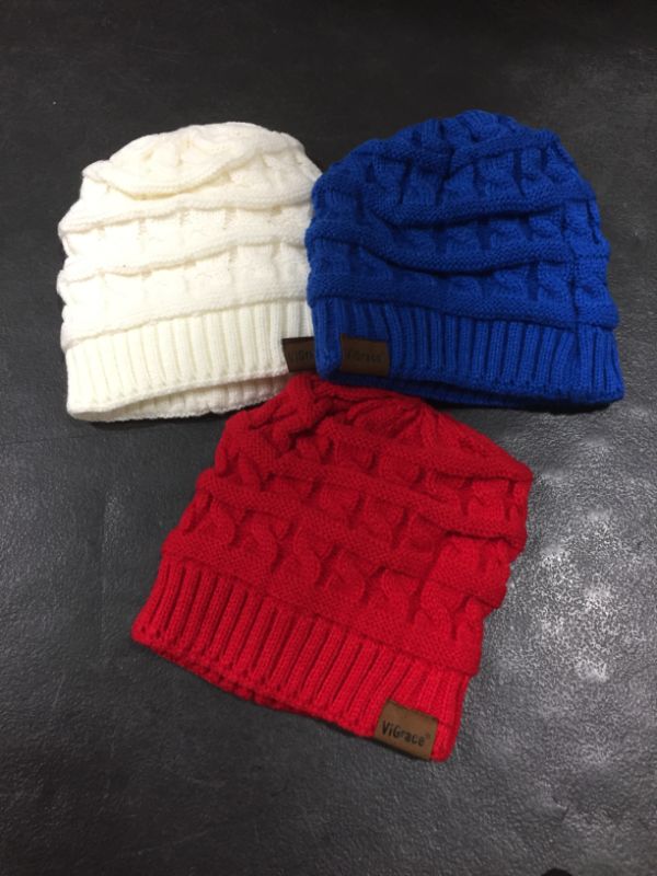 Photo 1 of 3 PACK BEANIES
