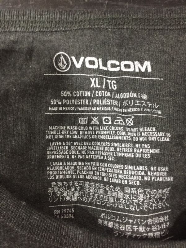 Photo 3 of Volcom Men's Solid Heather Tank Top - Dark Black Heather. size XL