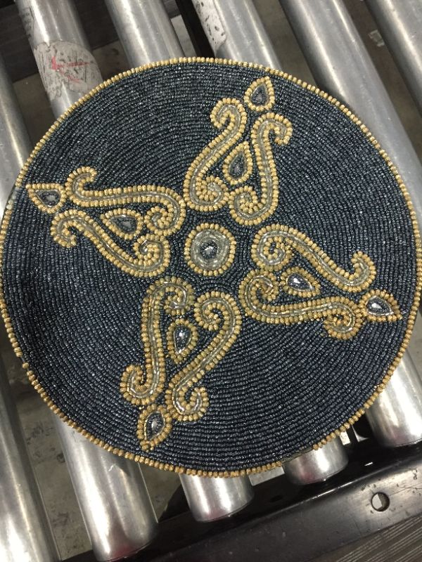 Photo 1 of beaded runner and/or place mat.