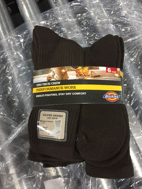 Photo 2 of Dickies Men's Dri-tech Moisture Control Crew Socks Multipack
