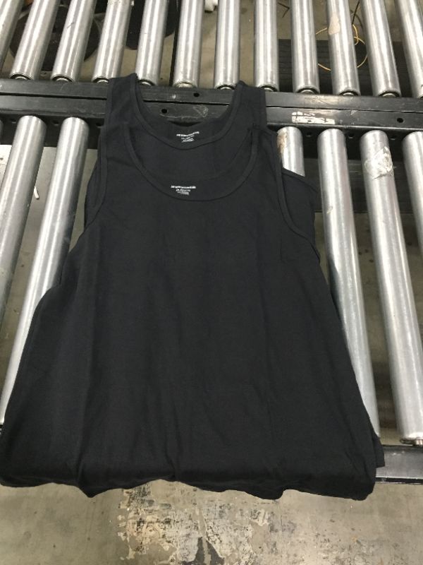 Photo 1 of 2 pack Mens black tank topa. size XXL