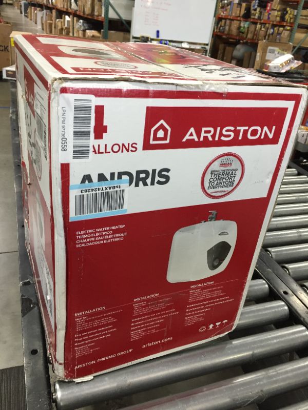 Photo 5 of Ariston Andris 4 Gallon 6 Year 120-Volt Corded Point of Use Mini-Tank Electric Water Heater
