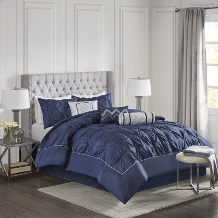 Photo 1 of 7pc Piedmont Ruched Multiple Piece Comforter Set
KING SIZE 