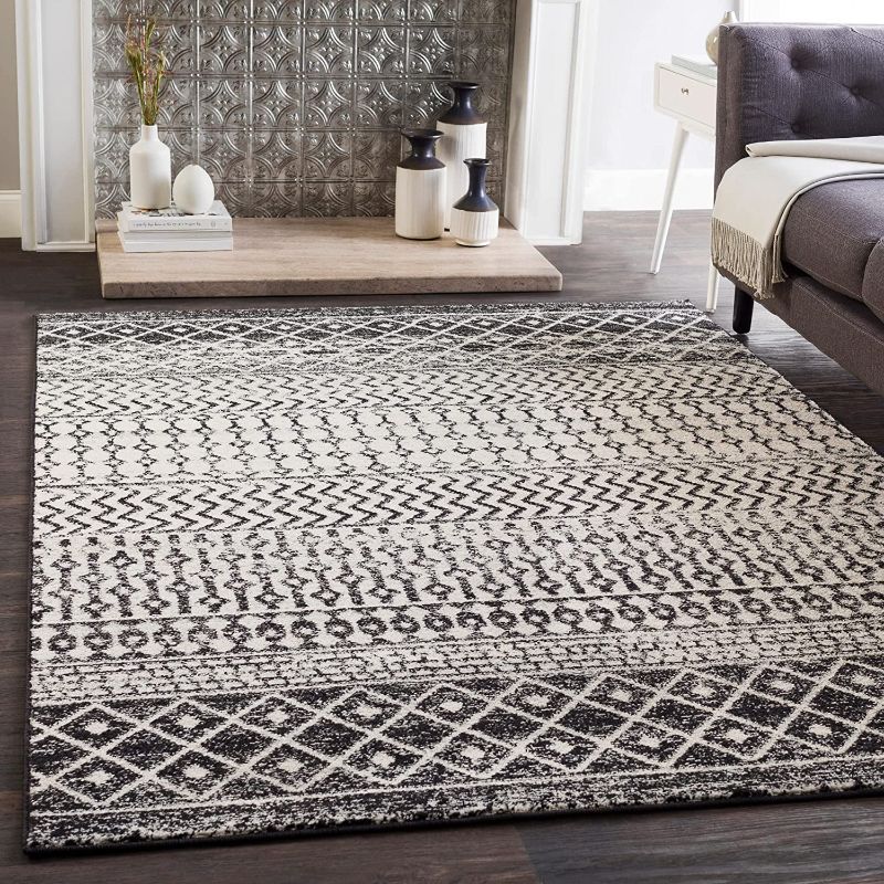 Photo 1 of Artistic Weavers Chester Boho Moroccan Area Rug,3' x 5',Black
