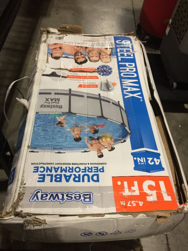 Photo 6 of Bestway Steel Pro MAX 15' x 42" Above Ground Pool Set
