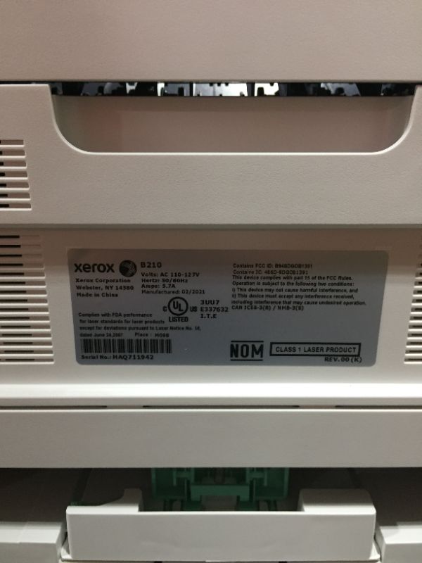 Photo 3 of Xerox B210DNI Monochrome Laser Printer,  White
