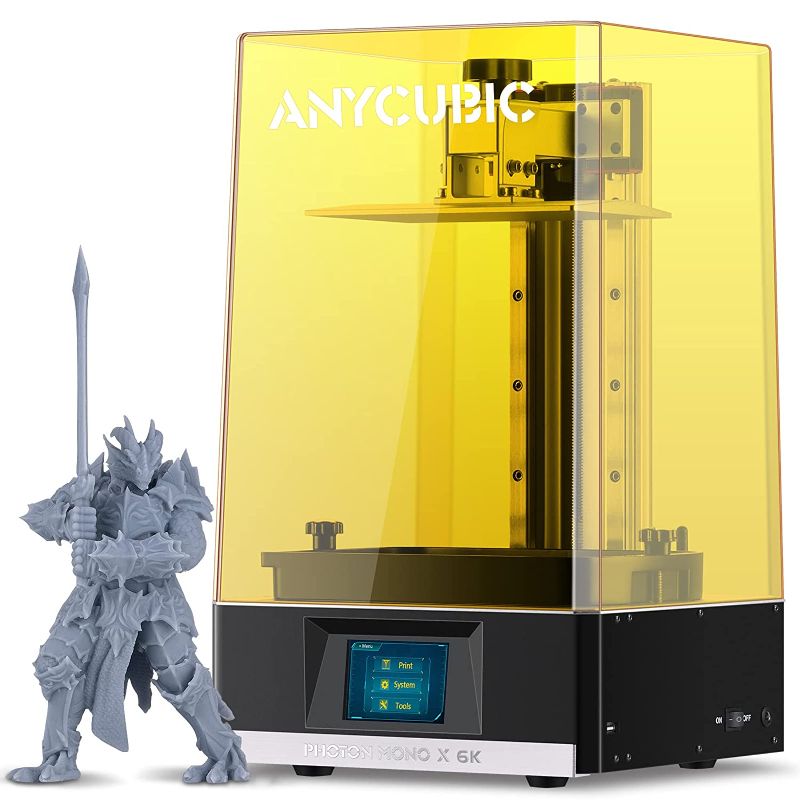 Photo 1 of ANYCUBIC Resin 3D Printer, Photon Mono X 6K 9.25" 6K HD Monochrome Screen Fasting Printing UV LCD 3D Printer, Parallel Matrix UV LED Light Source