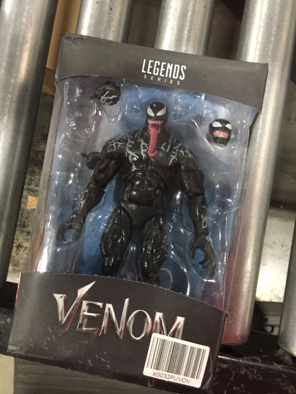 Photo 2 of Marvel Hasbro Legends Series Venom 6-inch Collectible Action Figure Venom Toy, Premium Design and 3 Accessories
