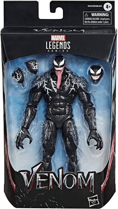 Photo 1 of Marvel Hasbro Legends Series Venom 6-inch Collectible Action Figure Venom Toy, Premium Design and 3 Accessories
