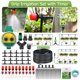 Photo 1 of 94Pcs Micro Drip Irrigation Kit, King Do Way Automatic Garden Irrigation System with TIMER 82ft Hose Adjustable Nozzle Sprinkler Sprayer&Dripper Patio Plant Watering Kit Misting System for Greenhouse
