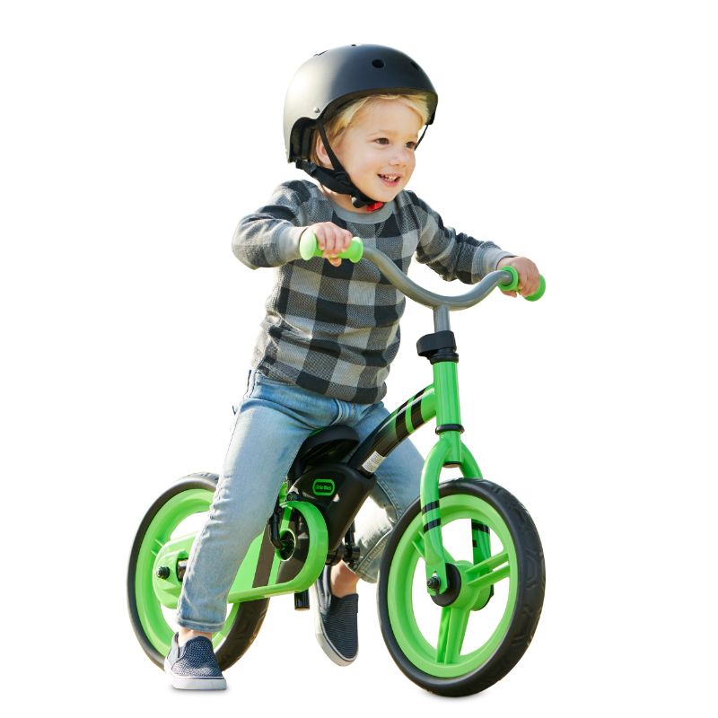 Photo 1 of Little Tikes My First Balance-to-Pedal Training Bike for Kids in Green, Ages 2-5 Years, 12-Inch Green
