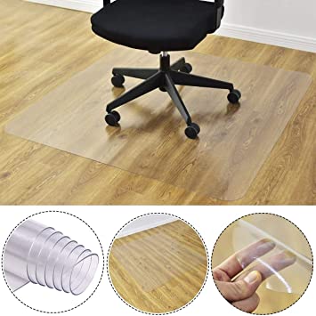 Photo 1 of 47" x 47" Chair Mat for Hard Floors Clear Multi-Purpose Floor Protector
