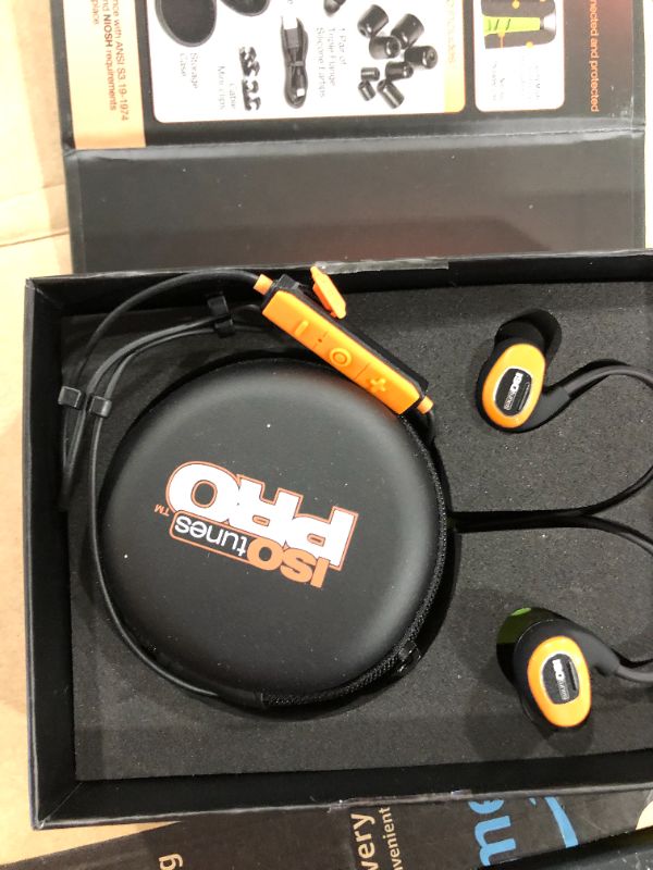 Photo 2 of ISOtunes PRO Bluetooth Earplug Headphones,