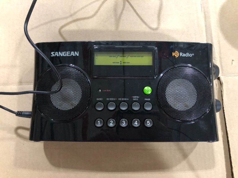 Photo 2 of Sangean HDR-16 HD Radio/FM-Stereo/AM Portable Radio
