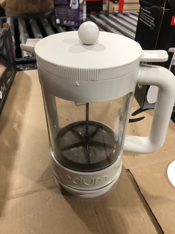 Photo 1 of Bodum Bean Cold Brew Coffee Maker Set, 1.5 L/51 oz, White
