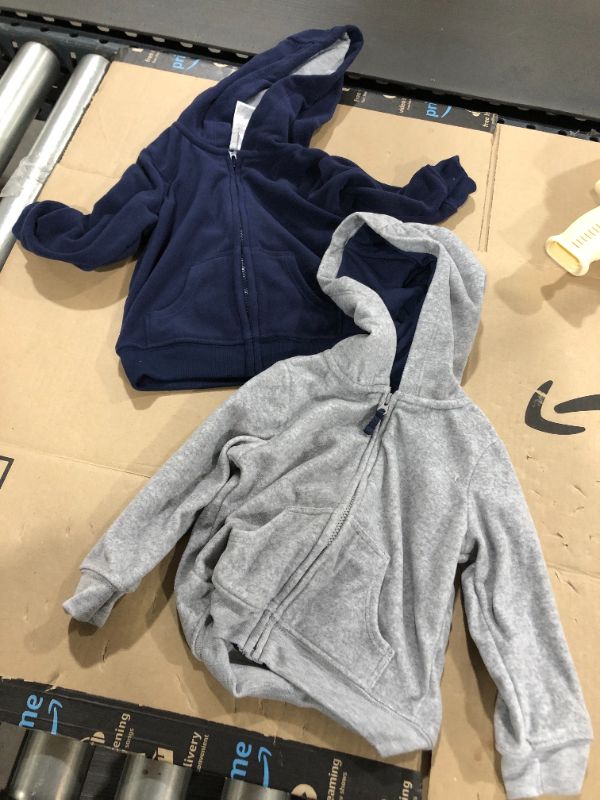 Photo 2 of Simple Joys by Carter's Toddler and Baby Boys' Fleece Full Zip Hoodies, Pack of 2 size 12m
