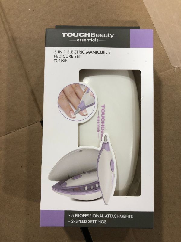 Photo 1 of touch beauty 5 in 1 electric manicure pedicure set 