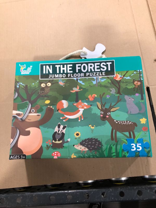 Photo 2 of In the Forest Jumbo Floor Puzzle - 35 Pieces
