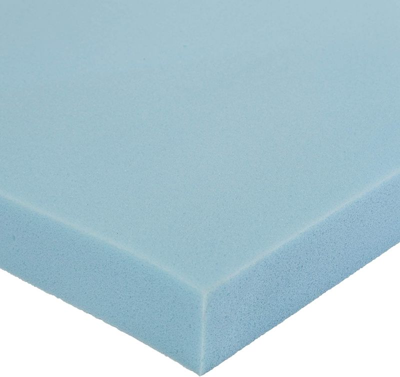 Photo 1 of Amazon Basics Cooling Gel-Infused Memory Foam Mattress Topper, CertiPUR-US Certified - 2-Inch, Twin