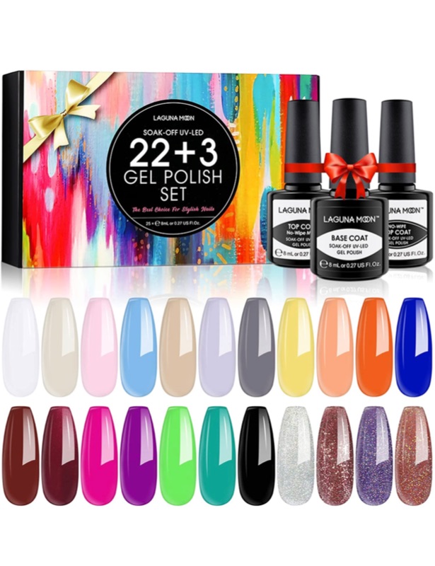 Photo 1 of  25 Pcs Gel Nail Polish Set