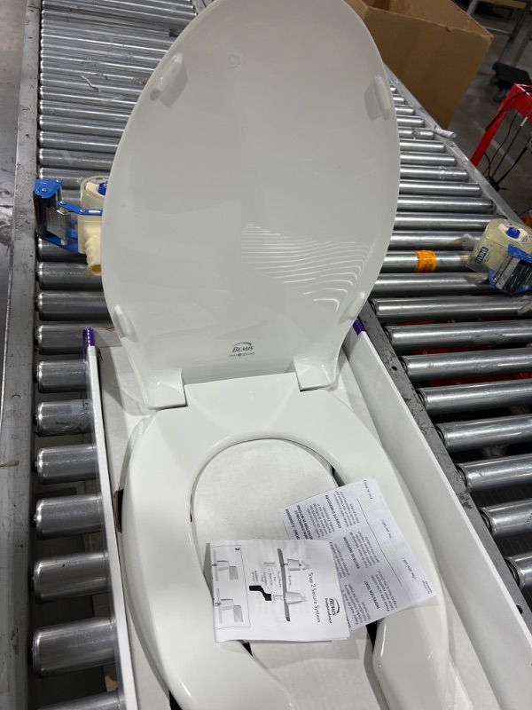 Photo 1 of Bemis New Larger Size Clean Shield 3" Raised Toilet Seat, Elongated, White