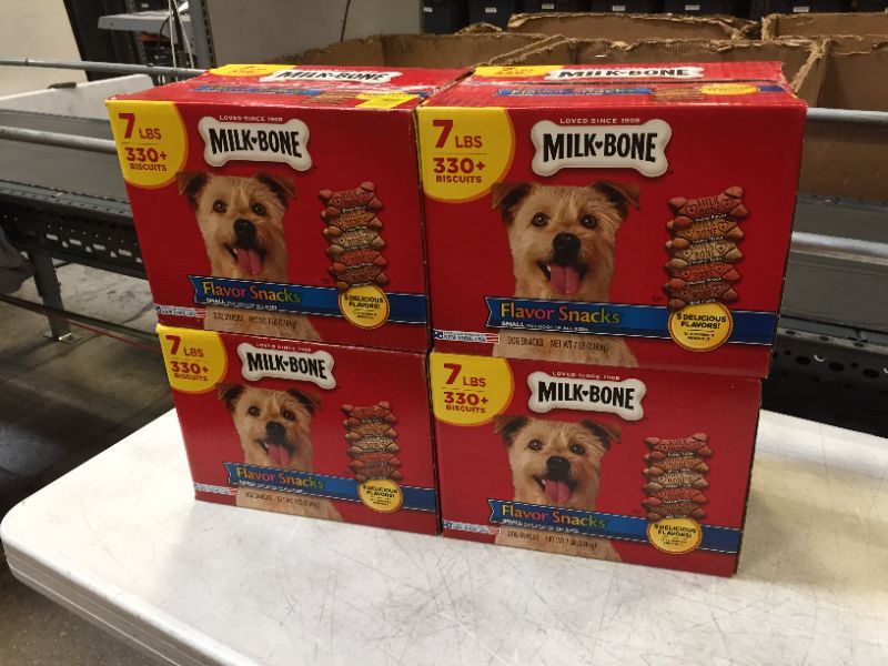 Photo 3 of ( 4 PACK ) Milk-Bone Flavor Snacks Dog Treats
