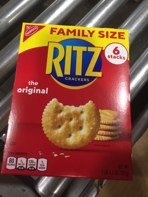 Photo 2 of RITZ Original Crackers, Family Size, 20.5 oz 3 PACK 
