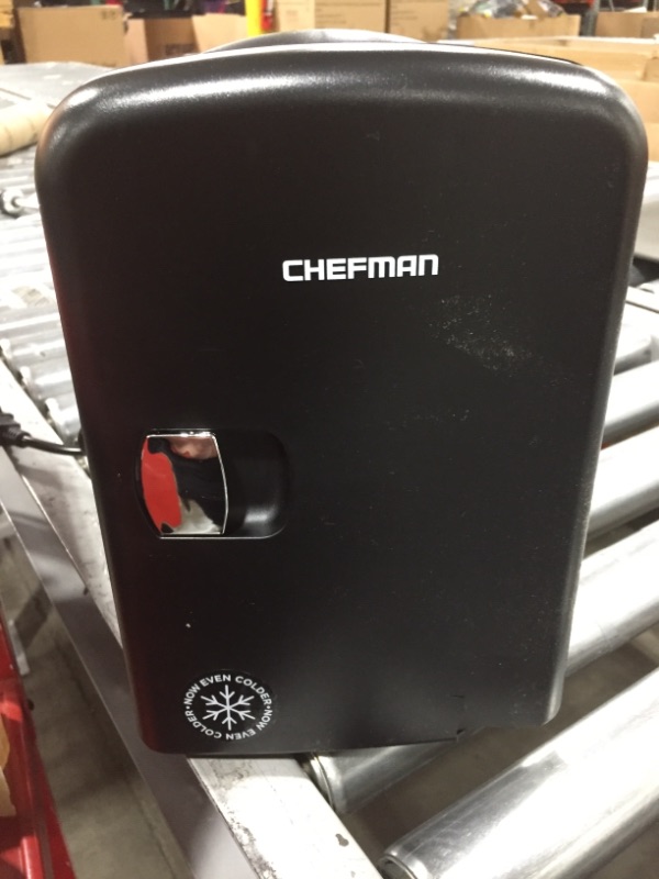 Photo 3 of Chefman Mini Portable Personal Fridge Extra-Cold Or Warm Compact Storage