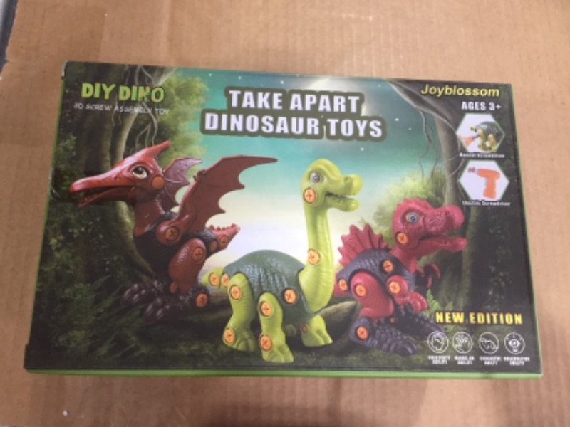 Photo 1 of dinosaur toys for 3 4 5 6 7 year old boys, take apart DINOSAUR TOYS A-3PCS