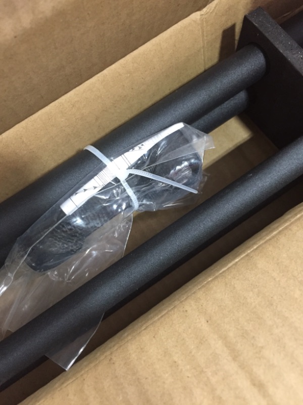 Photo 2 of Sun Zero Bronn Wrap Around Window Double Curtain Rod 66-120" Matte Black