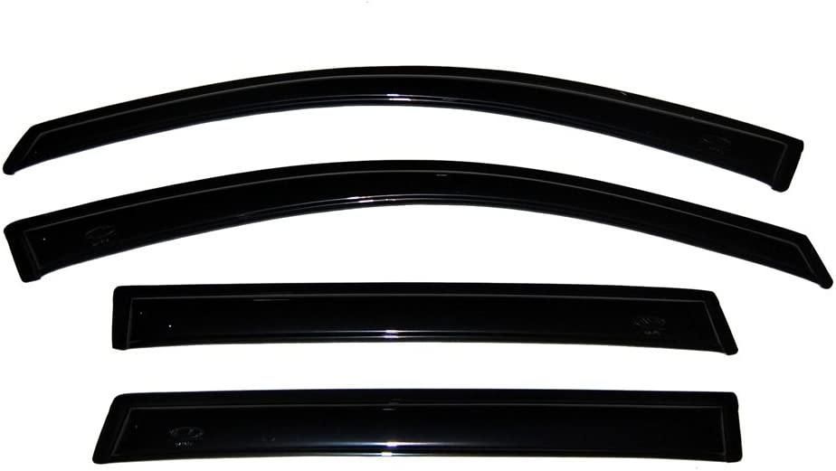 Photo 1 of Auto Ventshade AVS 94953 Original Ventvisor Side Window Deflector Dark Smoke, 4-Piece Set for 1999-2016 Ford F-250 to F-550 Super Duty with SuperCrew Cab
